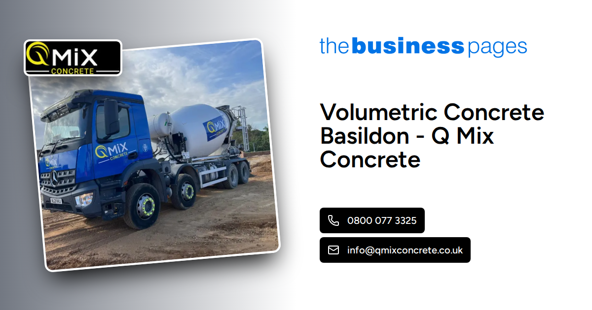 Volumetric Concrete Basildon - Q Mix Concrete